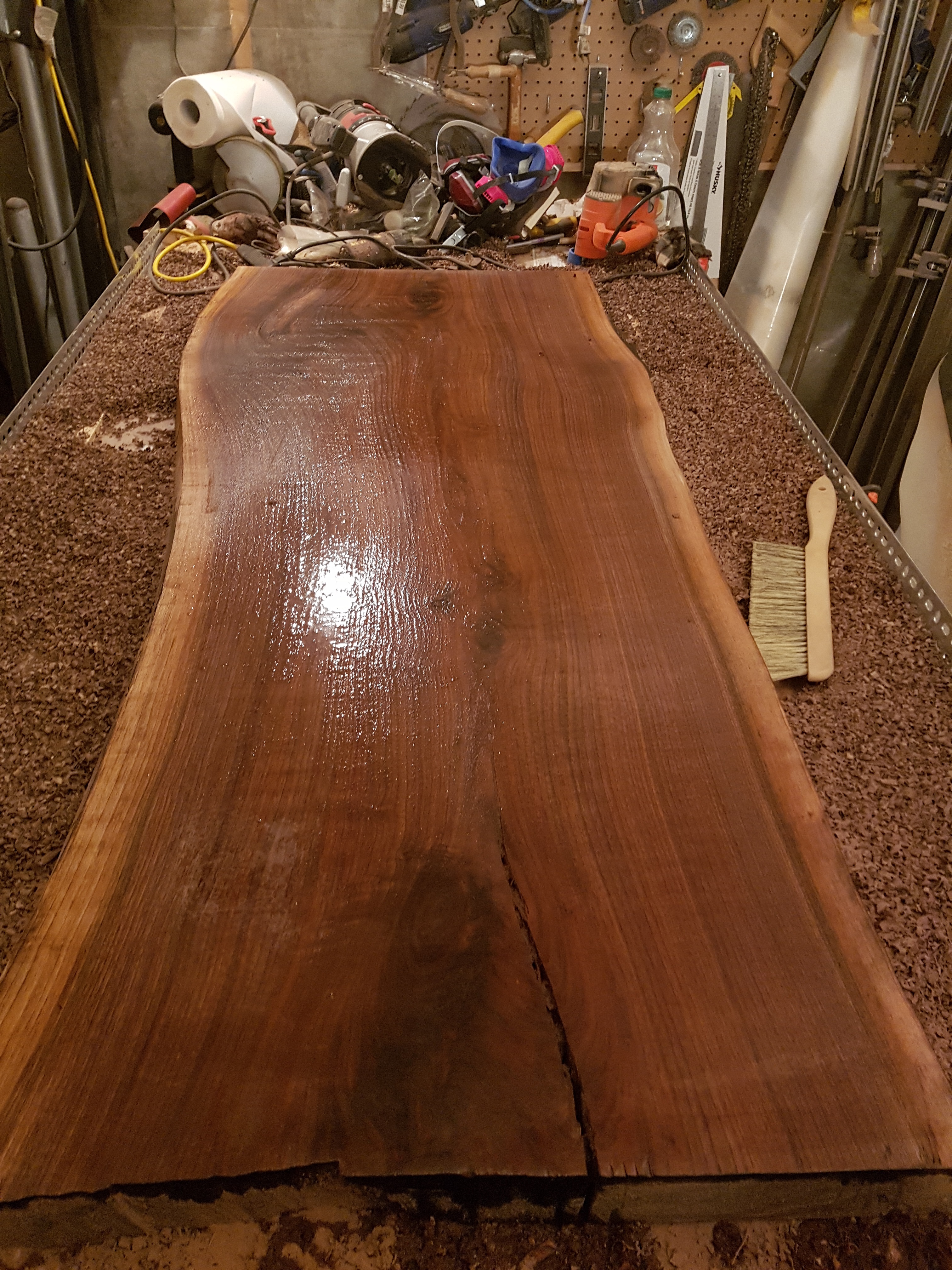 Walnut Table top in progress