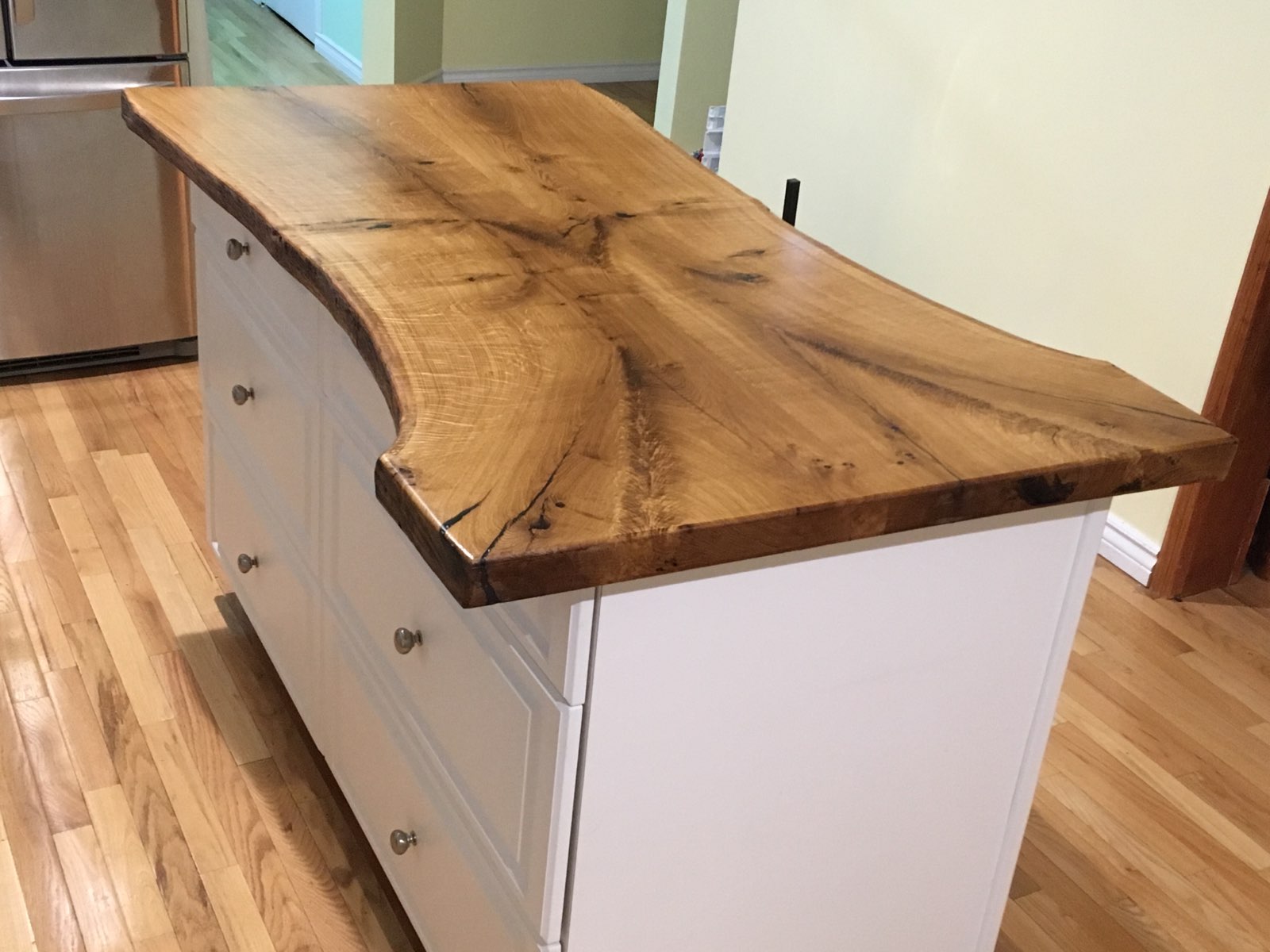 Bookmatched Oak Island Top