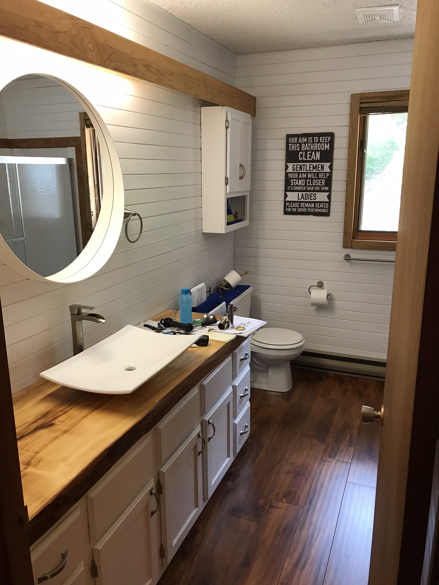 Basswood Bathroom Vanity